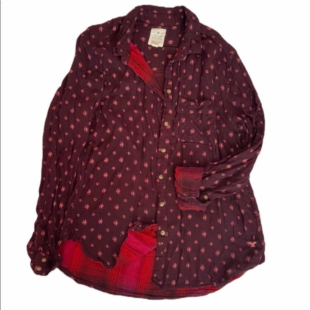 2/$15 American Eagle boyfriend shirt